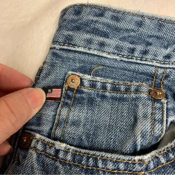 Ralph Lauren Polo jeans size 8 Kelly style slight flare some wear - Picture 5 of 12